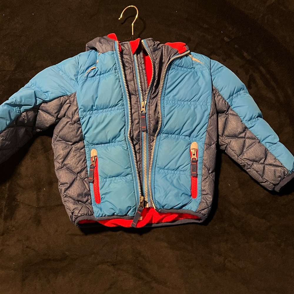 Snozu down jacket , size 2t.